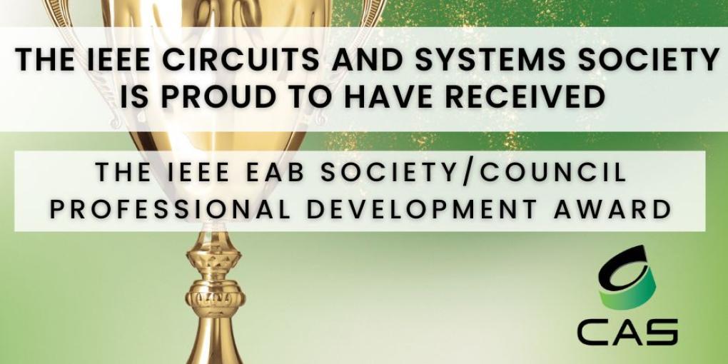  IEEE EAB SocietyCouncil Professional Development Award 