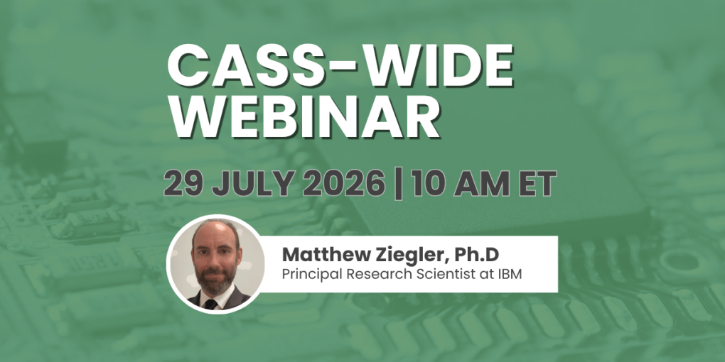 July CASS-Wide Webinar