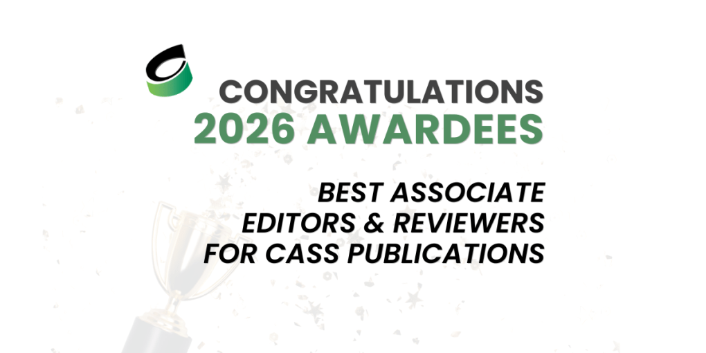 2026 Best Associate Editors and Reviewers